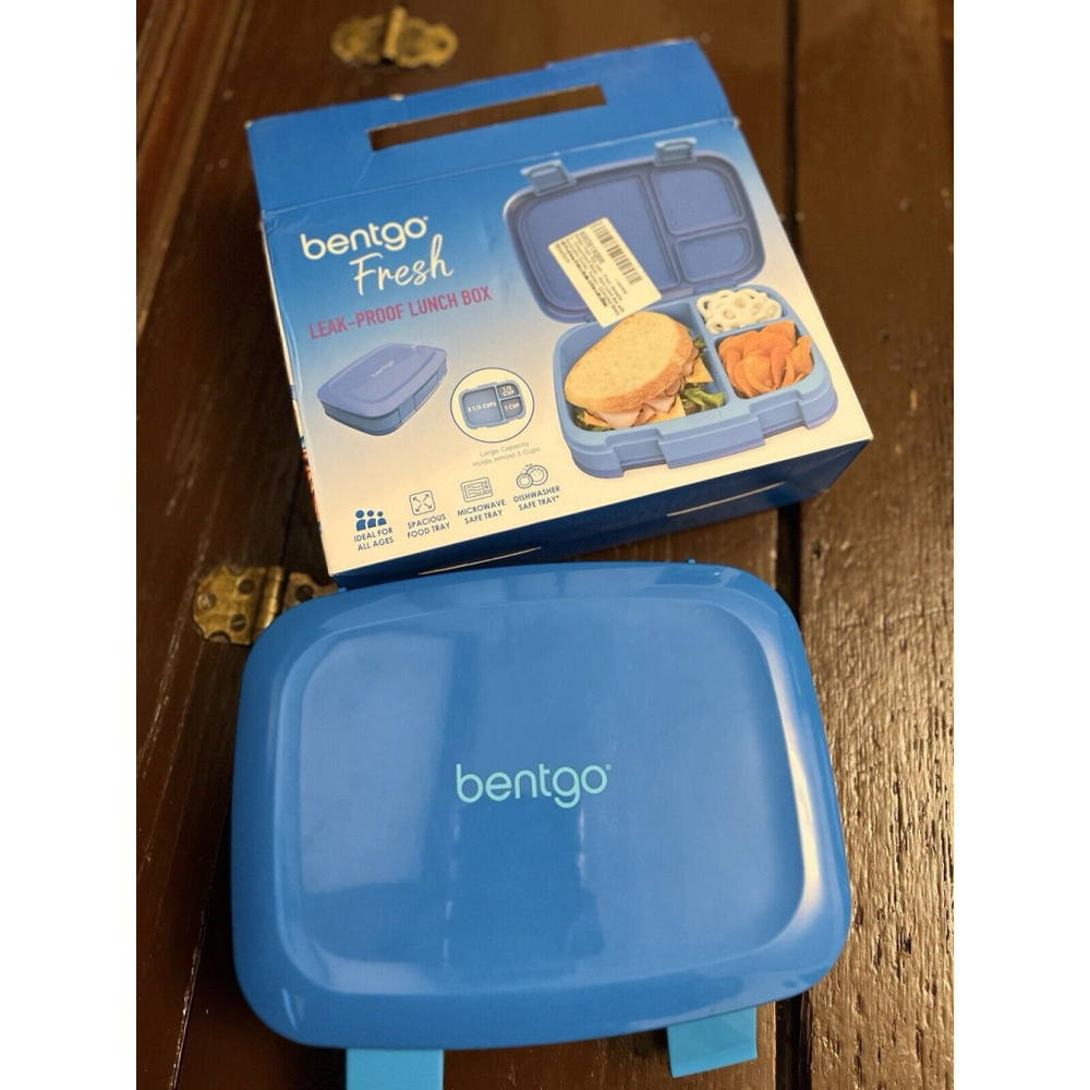 Bentgo Fresh Leak Proof Lunch Box Blue New